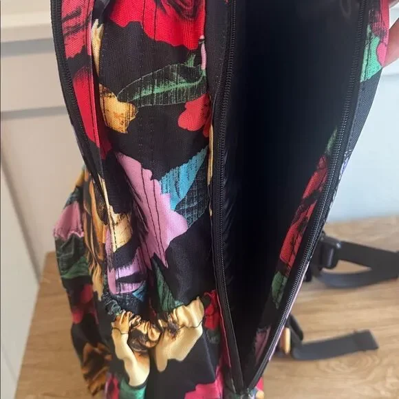 Vera Bradley Grande Laptop Backpack in the Havana Rose Pattern Butterfly Travel - Picture 6 of 12